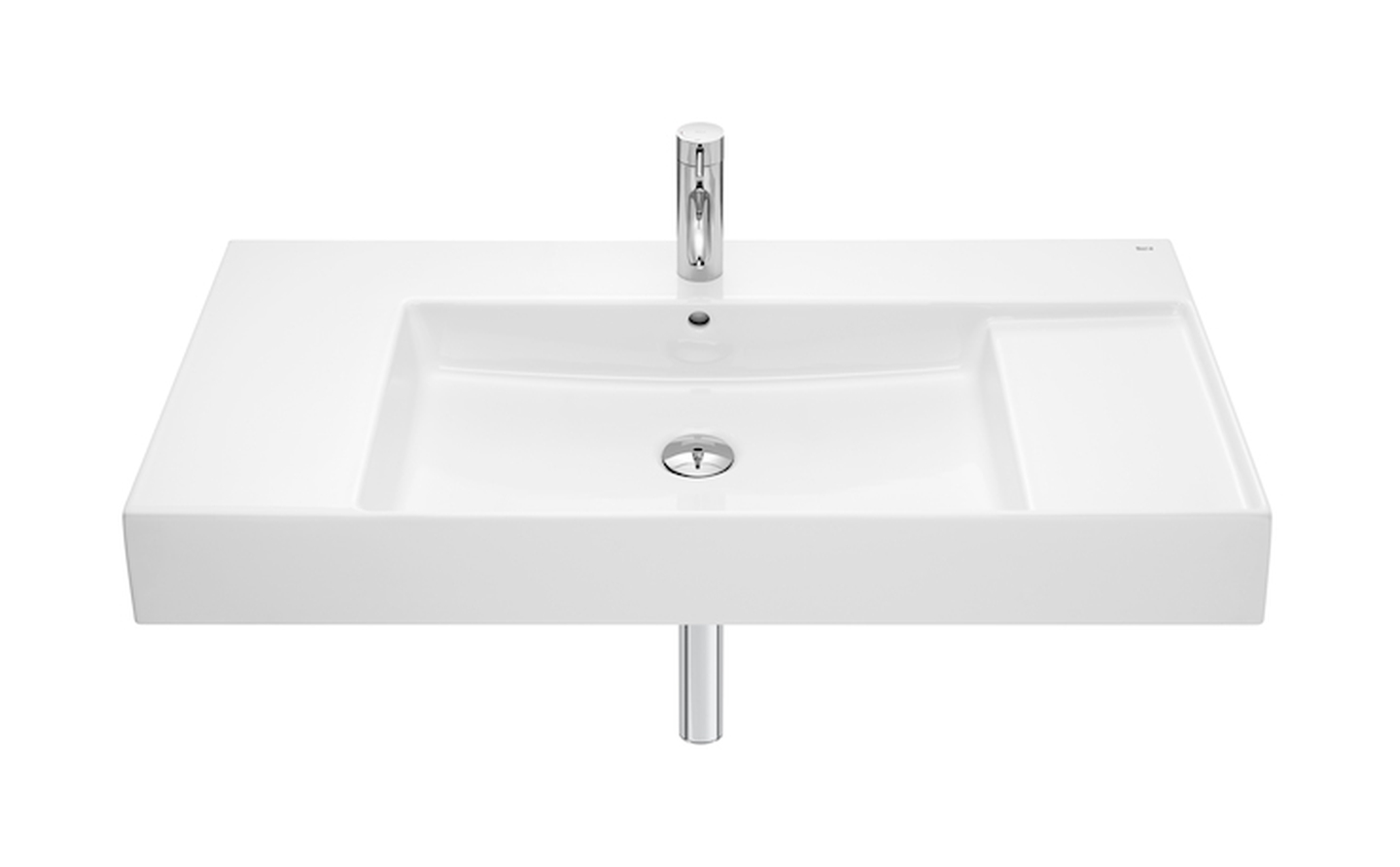 Roca Inspira Square umywalka 100x49 cm ścienna Supraglaze biała A32752AS00