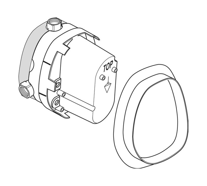 Ideal Standard Marc Newson element podtynkowy baterii termostatycznej A2354NU