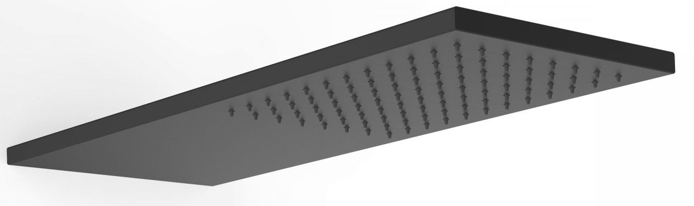 Tres Selection deszczownica 55x21 cm prostokątna czarny mat 29990302NM