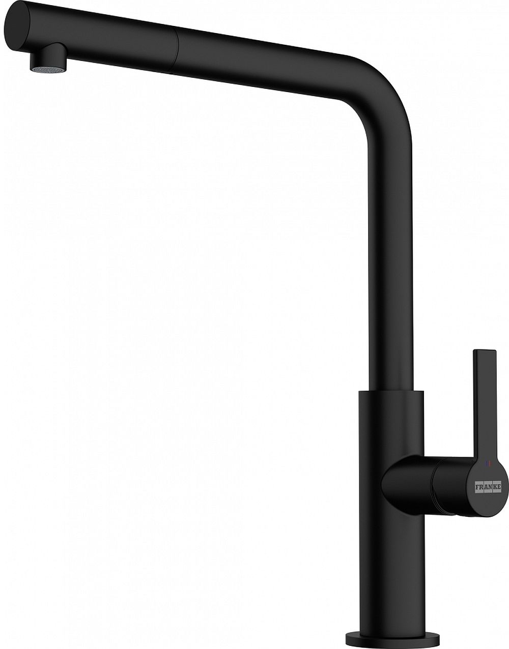 Franke Maris Slim L Pull-Out bateria kuchenna stojąca czarny mat 115.0728.394