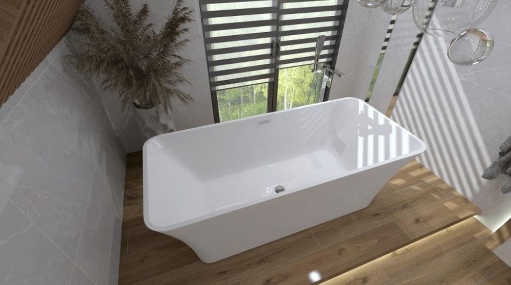 LaVita Rilassa wanna wolnostojąca 170x75 cm biały połysk