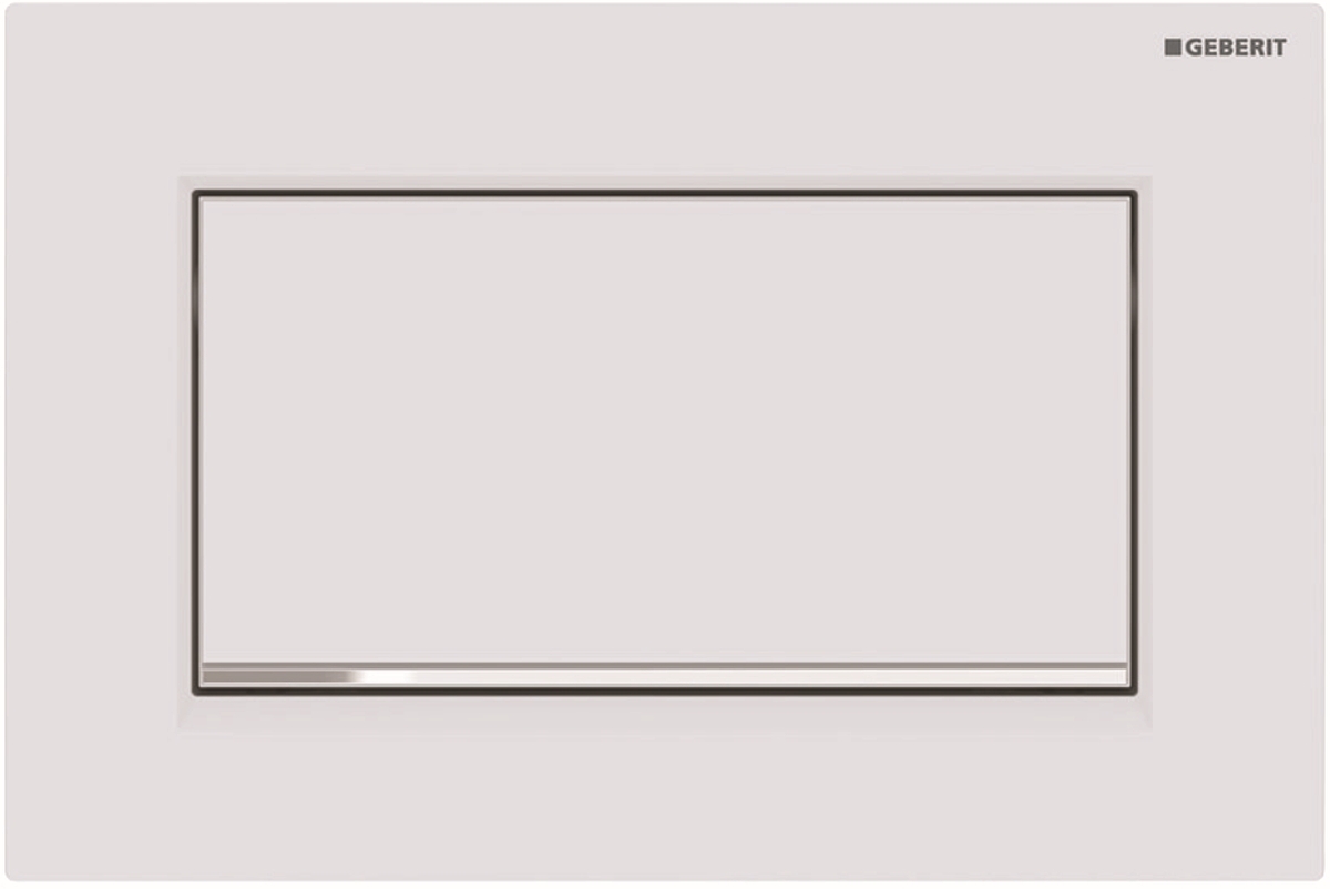 Geberit Sigma10 1M przycisk spłukujący do WC chrom błyszczący-biały 115.893.JT.1