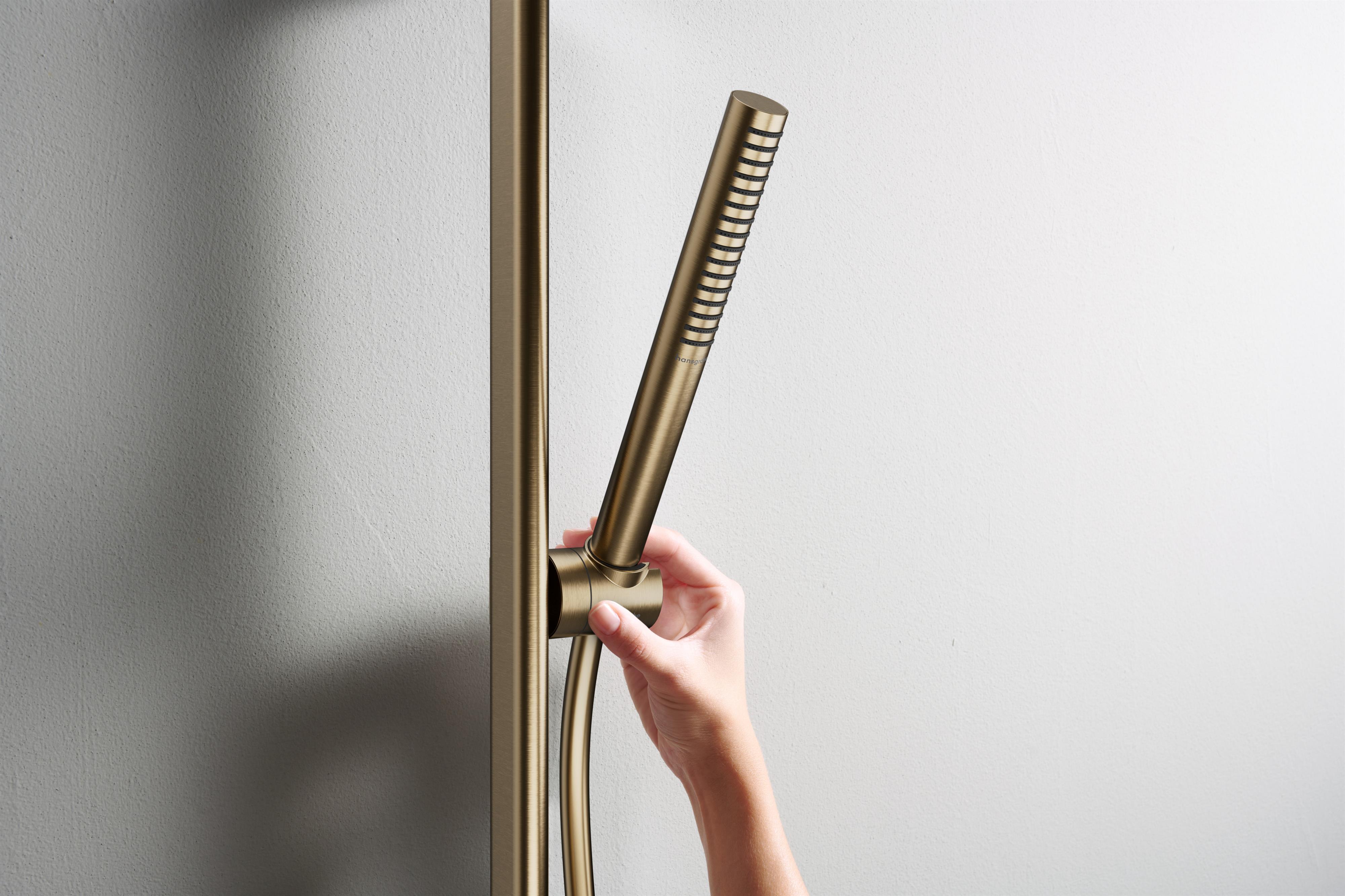 Hansgrohe Pulsify S słuchawka prysznicowa EcoSmart brąz szczotkowany 24125140