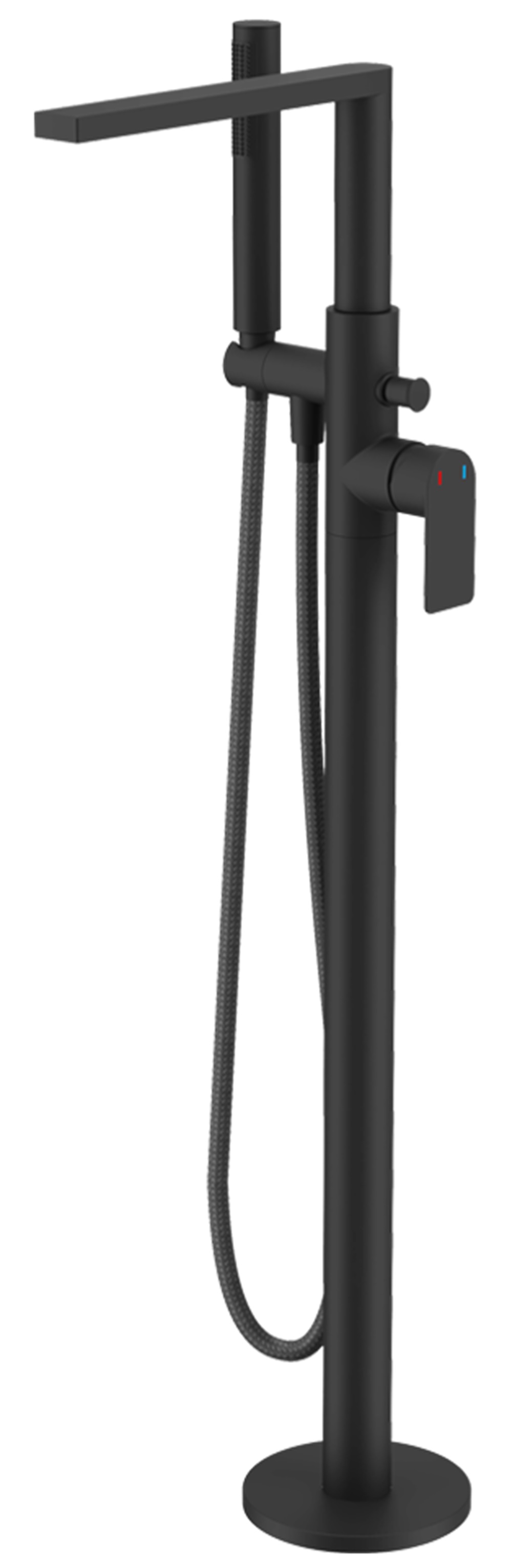 Excellent Glad bateria wannowo-prysznicowa wolnostojąca czarna ARNL.1155BS