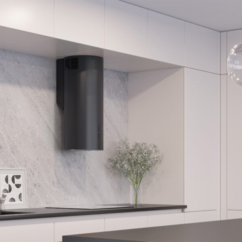 Maan Elba okap kuchenny 31 cm wyspowy czarny OELB31D4KW.S3CZ.MC_EO - Wysyłka w 24h