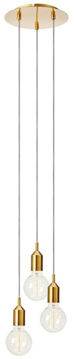 Markslöjd Bronx lampa wisząca 3x60W brązowa 108099