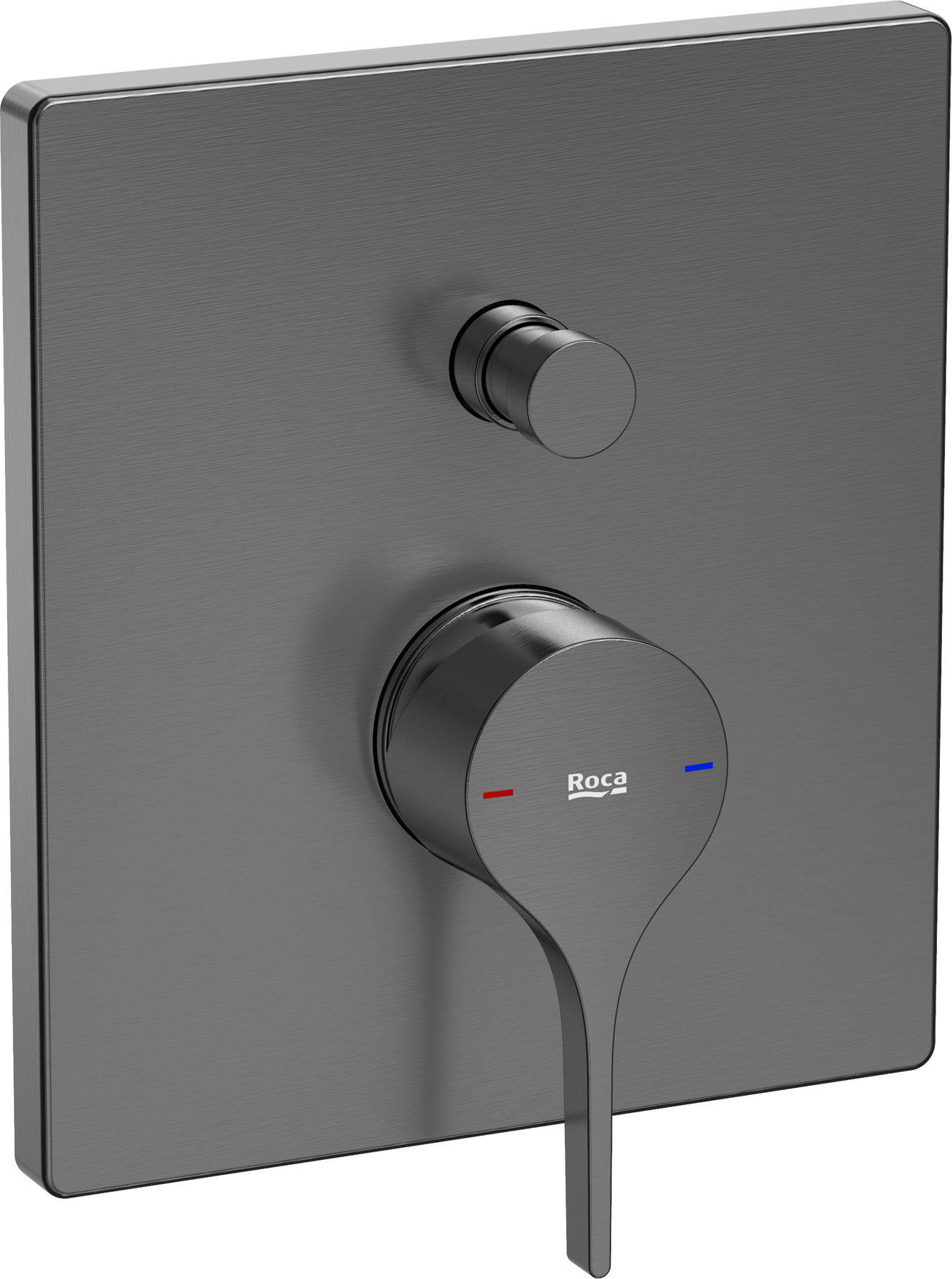 Roca Insignia Black bateria wannowo-prysznicowa podtynkowa czarna A5A0B3ANM0