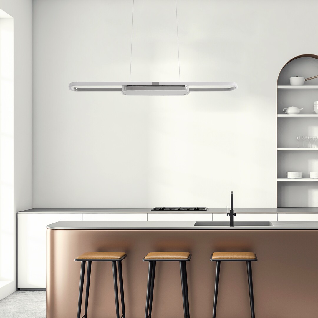 Rabalux Contessa lampa wisząca 1x48W chrom/biały 72031