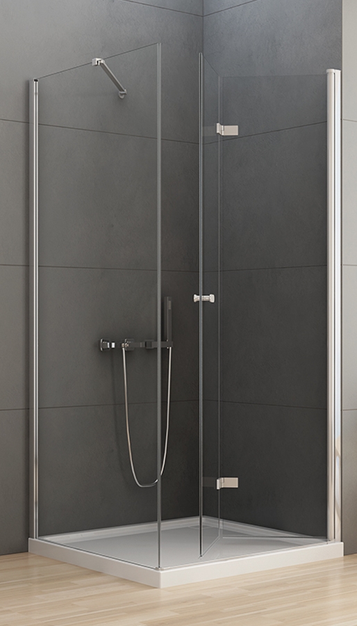 New Trendy New Soleo kabina prysznicowa 100x90 cm chrom/szkło przezroczyste D-0154A/D-0088B