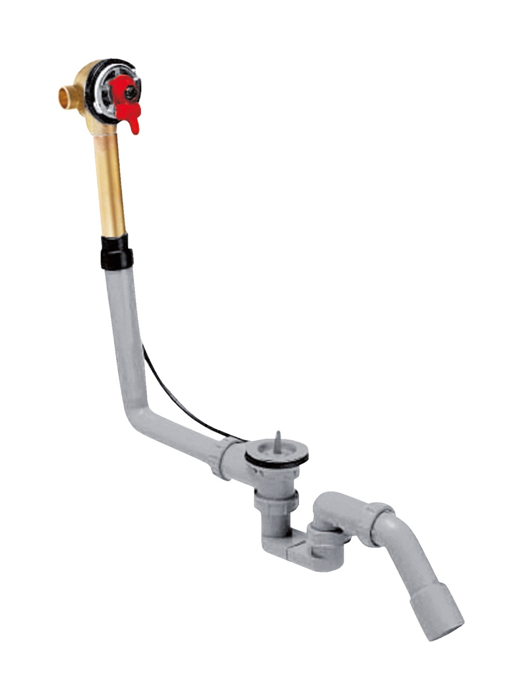 Hansgrohe Exafill wylewka wannowa z odpływem i przelewem 58125180