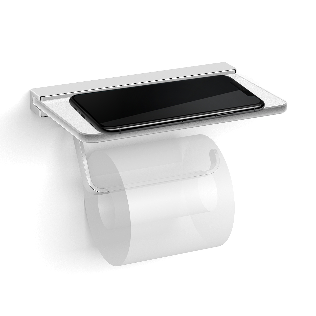 Oltens Vernal uchwyt na papier toaletowy z półką chrom 81110100 - Wysyłka w 24h