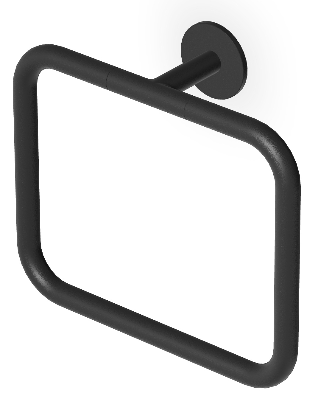 Zucchetti Pan wieszak na ręcznik czarny ZAC625.N1