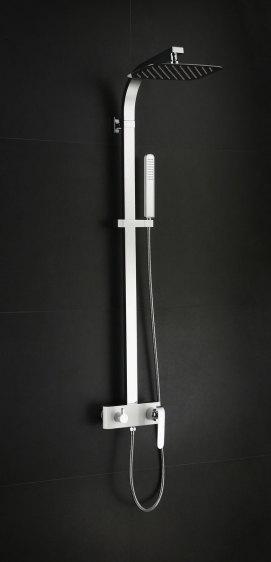 Art Platino Emira zestaw prysznicowy biały/chrom EMI-ZKPN.400BC