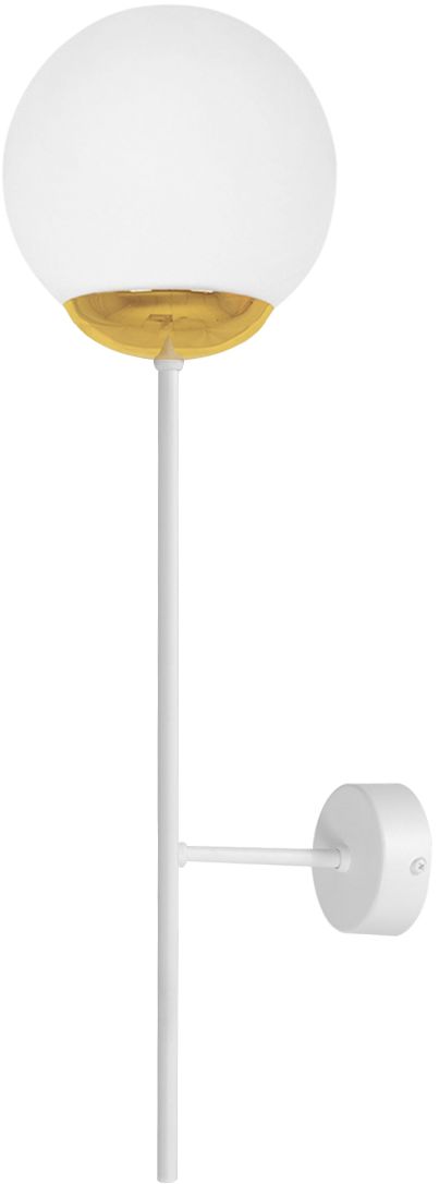 Kaja Elmo kinkiet 1x10 W biały-złoty K-5316