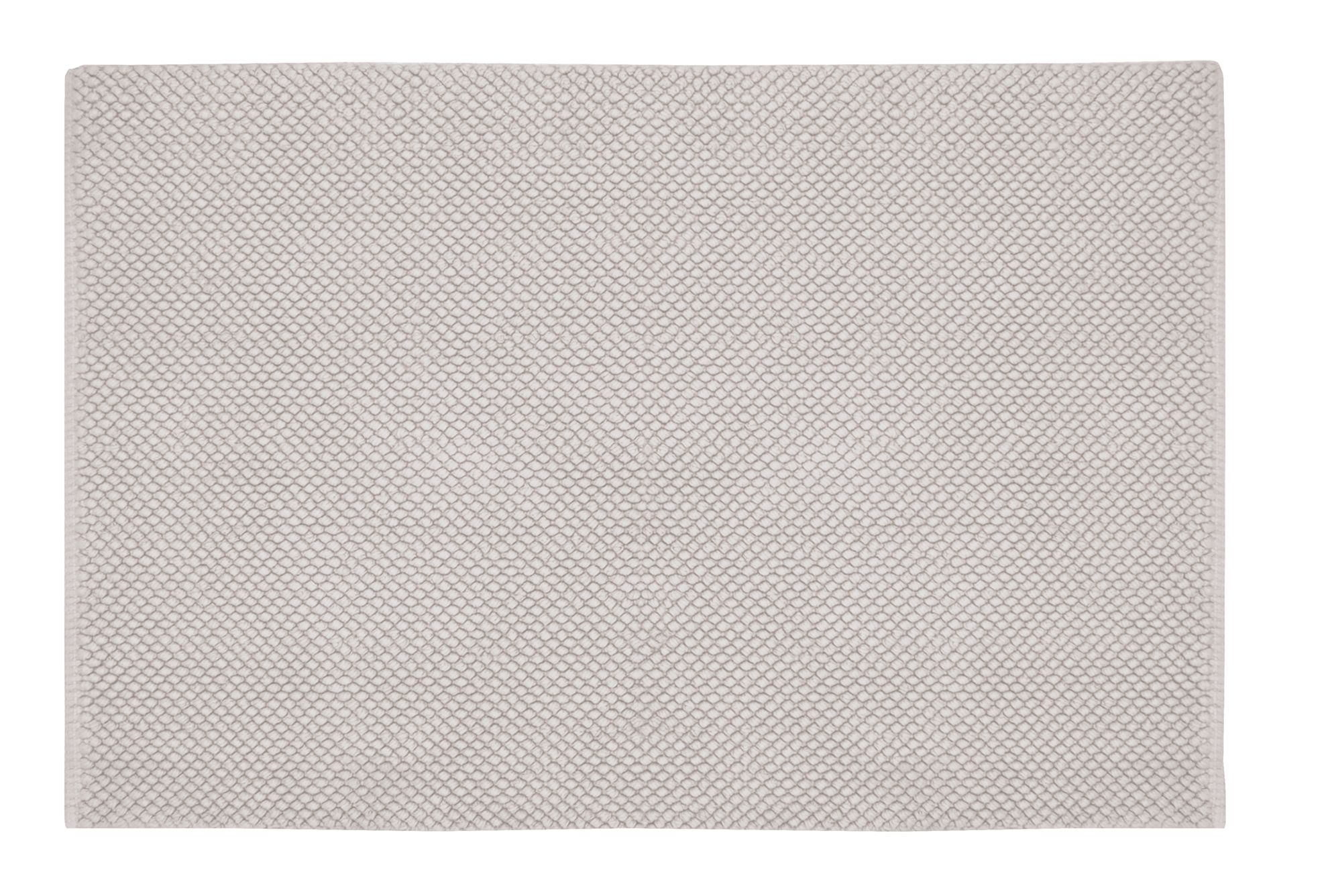 Kleine Wolke Punto dywanik łazienkowy 60x50 cm prostokątny szary 9182158433