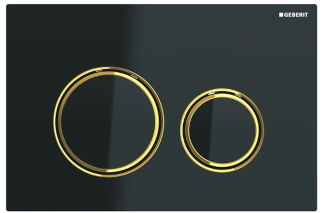 Geberit Sigma50 przycisk spłukujący do WC czarny 115.652.SJ.1 - Wysyłka w 24h