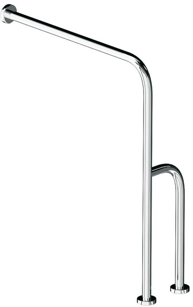 Merida poręcz podłogowo-ścienna prawa stal polerowana TPC23