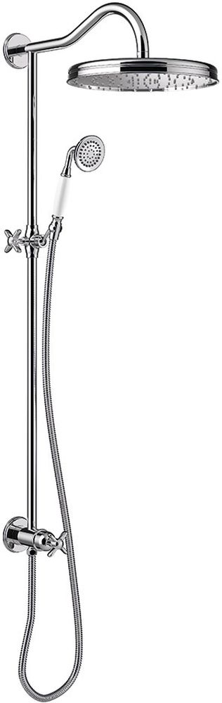 Tres Monoclasic zestaw prysznicowy ścienny chrom 242.476.02