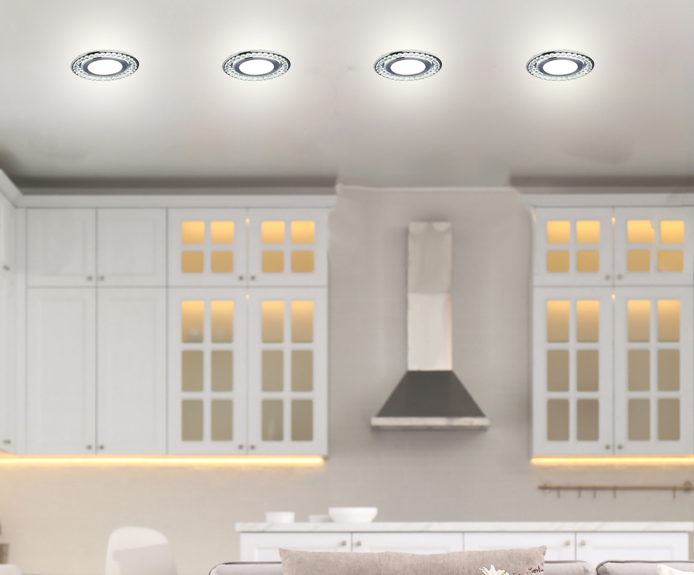 Candellux SSP-30 lampa do zabudowy 2x5W srebrny/przezroczysty 2203188