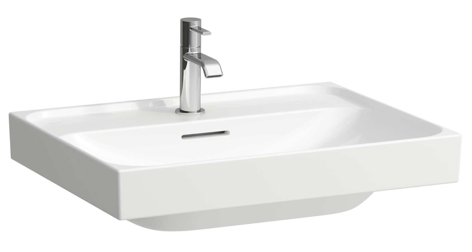 Laufen Meda umywalka 60x46 cm prostokątna ścienna biała H8161130001091