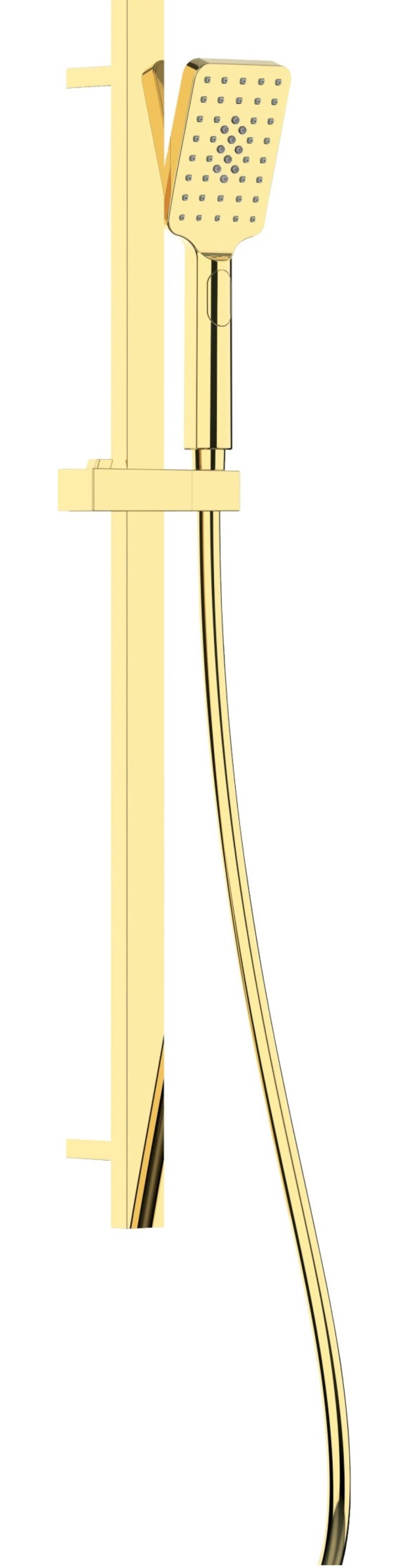 Deante Alpinia zestaw prysznicowy ścienny złoty NGAZ52K - Wysyłka w 24h