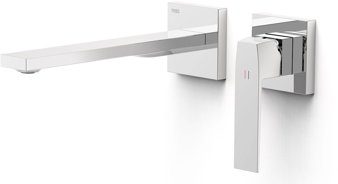 Tres Slim Exclusive bateria umywalkowa podtynkowa chrom 20230022