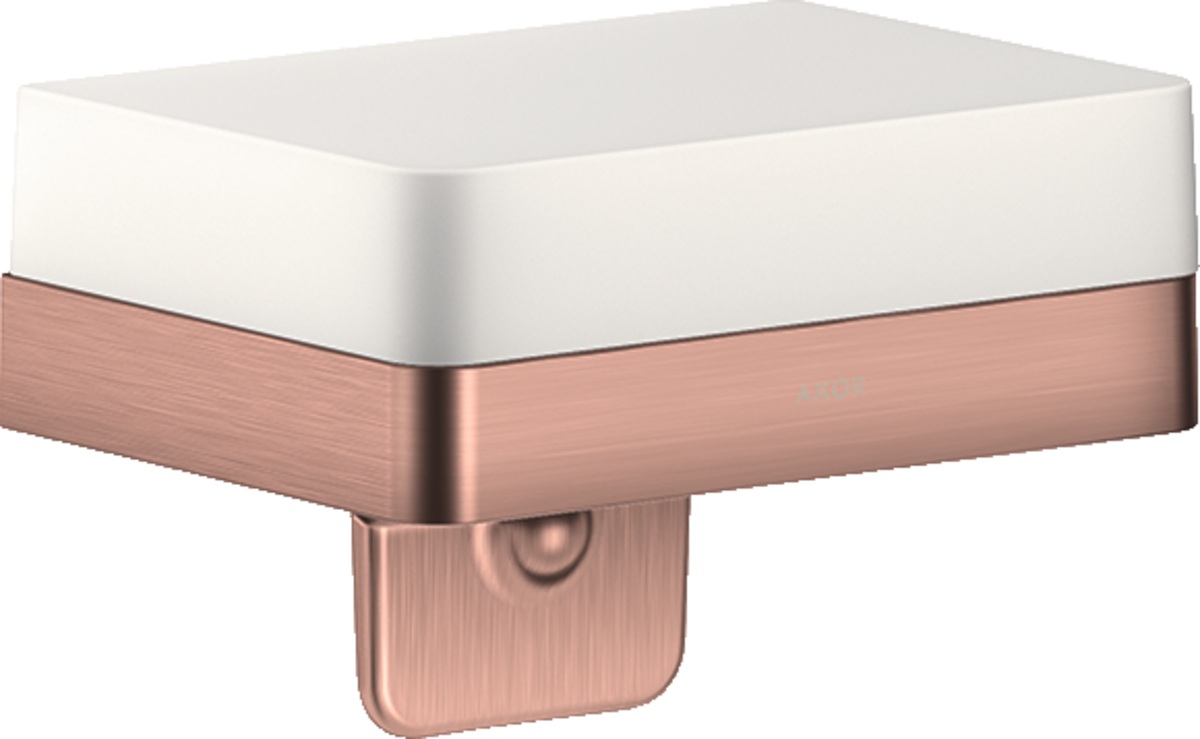 Axor Universal Softsquare dozownik do mydła 180 ml czerwone złoto szczotkowane 42819310