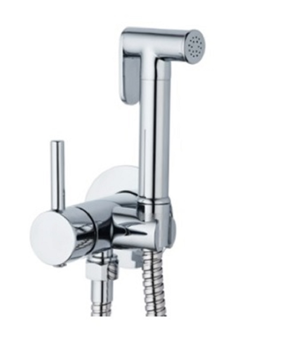 Invena bateria bidetowa z zestawem prysznicowym podtynkowa chrom BP-00-B01 - Wysyłka w 24h