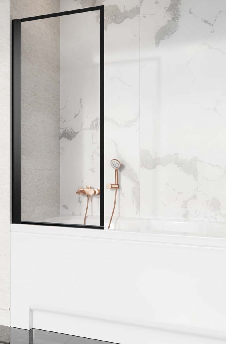 Radaway Nes Black PNJ I Frame parawan nawannowy 70 cm lewy czarny mat/szkło Frame 10011070-54-56L