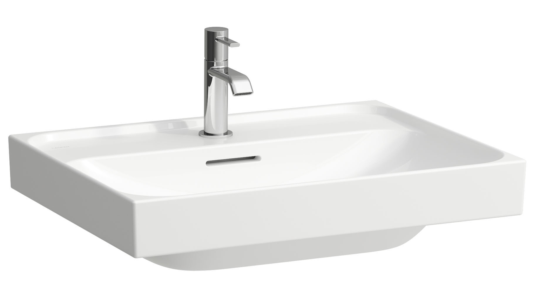 Laufen Meda umywalka 60x46 cm prostokątna ścienna biała H8161137571041