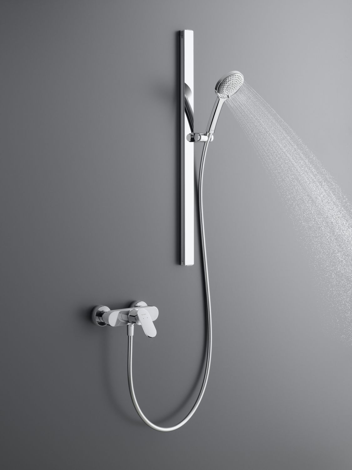 Duravit Wave bateria prysznicowa ścienna chrom błyszczący WA4230000010