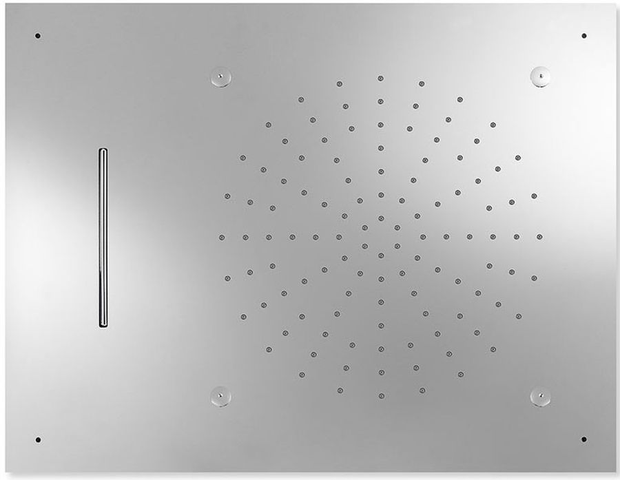 Tres Exclusive deszczownica 65x50 cm prostokątna chrom 299.971.01