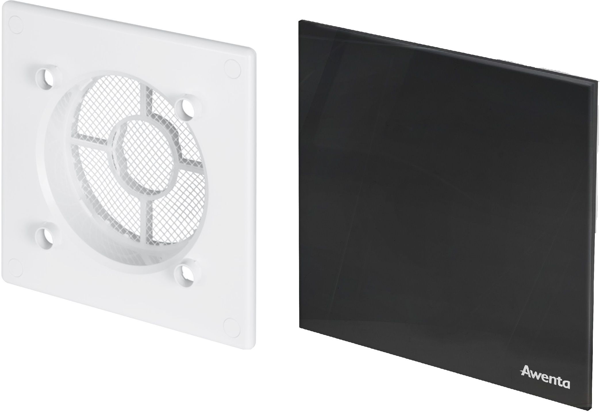 Awenta System+ ramka z panelem ozdobnym czarny mat (RWO100, PTCB100M) - Wysyłka w 24h