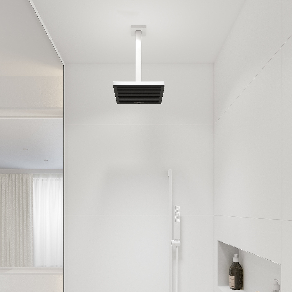 Hansgrohe ramię deszczownicy 30 cm sufitowe biały mat 24339700