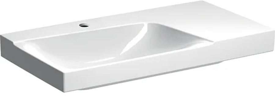 Geberit Xeno2 umywalka 90x48 cm ścienna prostokątna prawa biała 500.533.01.1