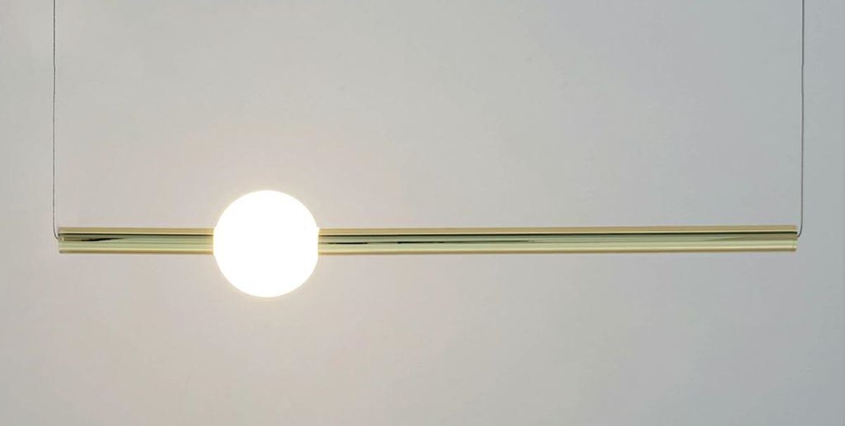 Moosee Libra lampa wisząca 1x10W LED złoty/biały MSE010100221