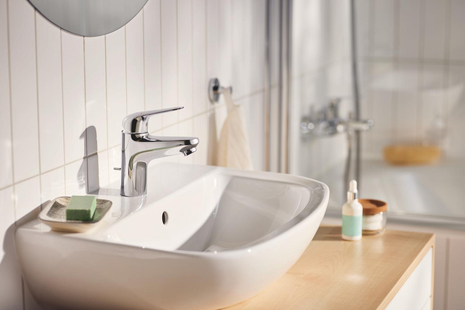 Grohe Swift bateria umywalkowa stojąca chrom 24325001