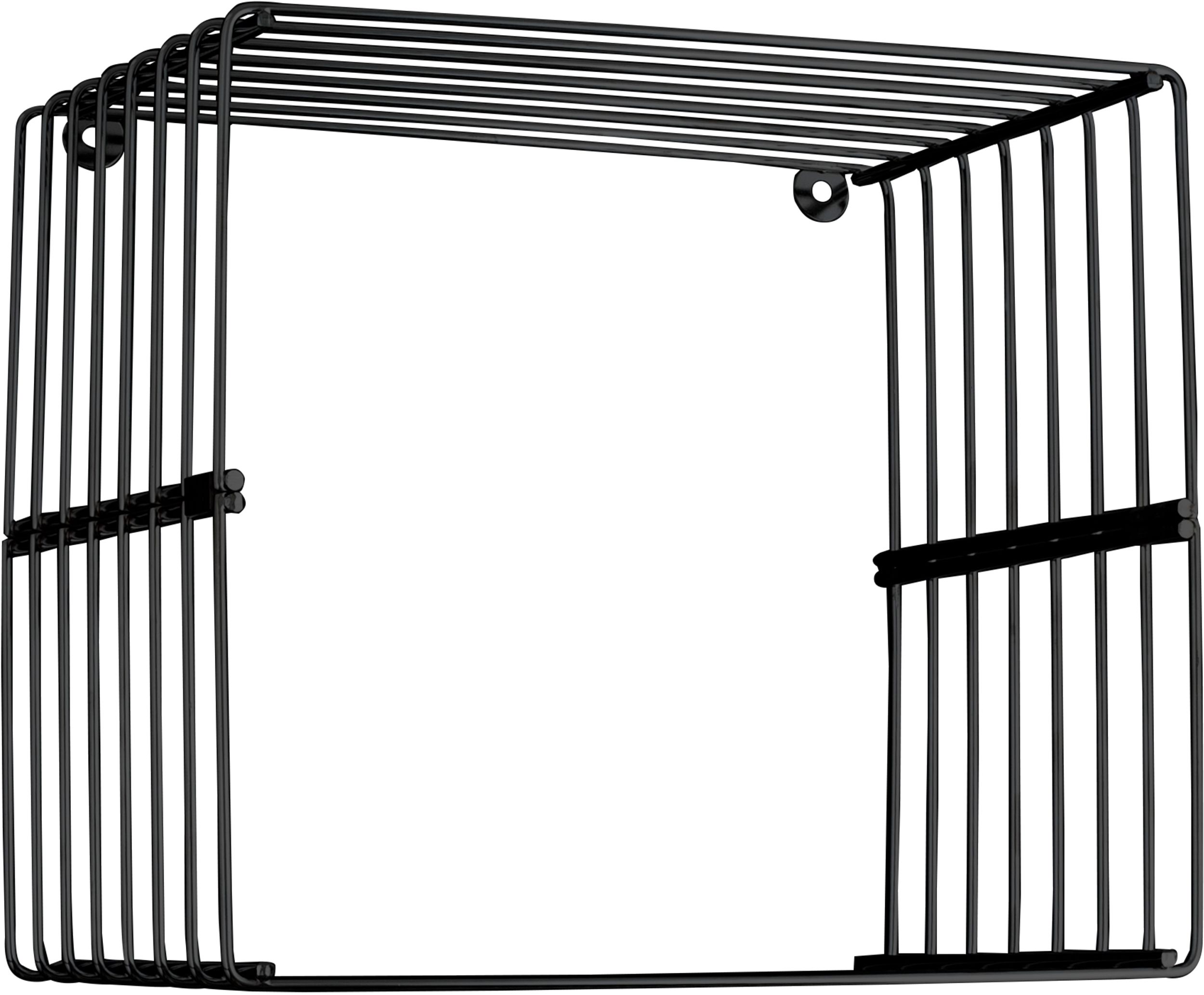 Duschy Cube półka ścienna czarna 500-20 - Wysyłka w 24h