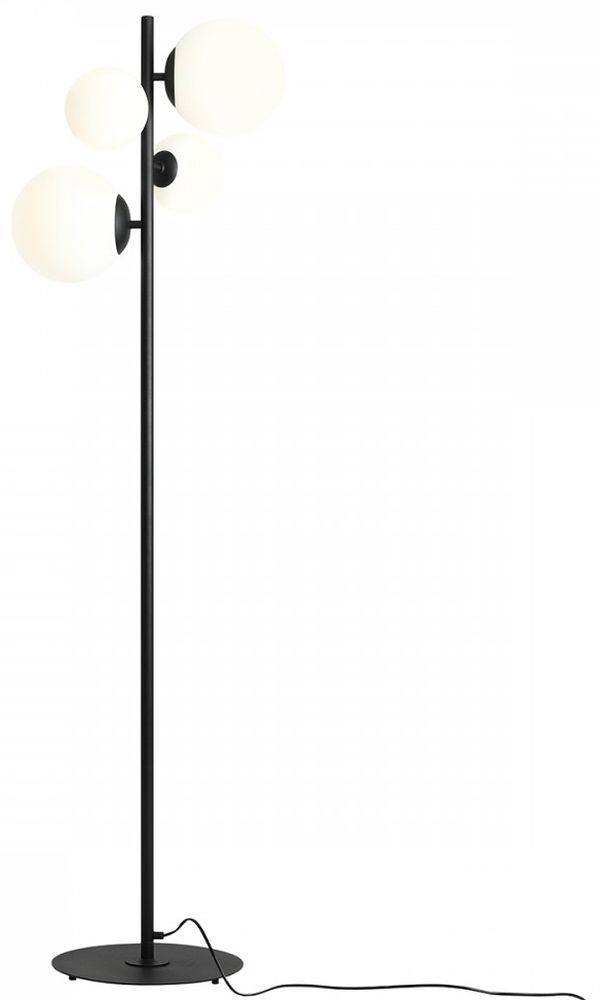 Aldex Bloom lampa stojąca 2x40W+2x60W czarna/biała 1091A1