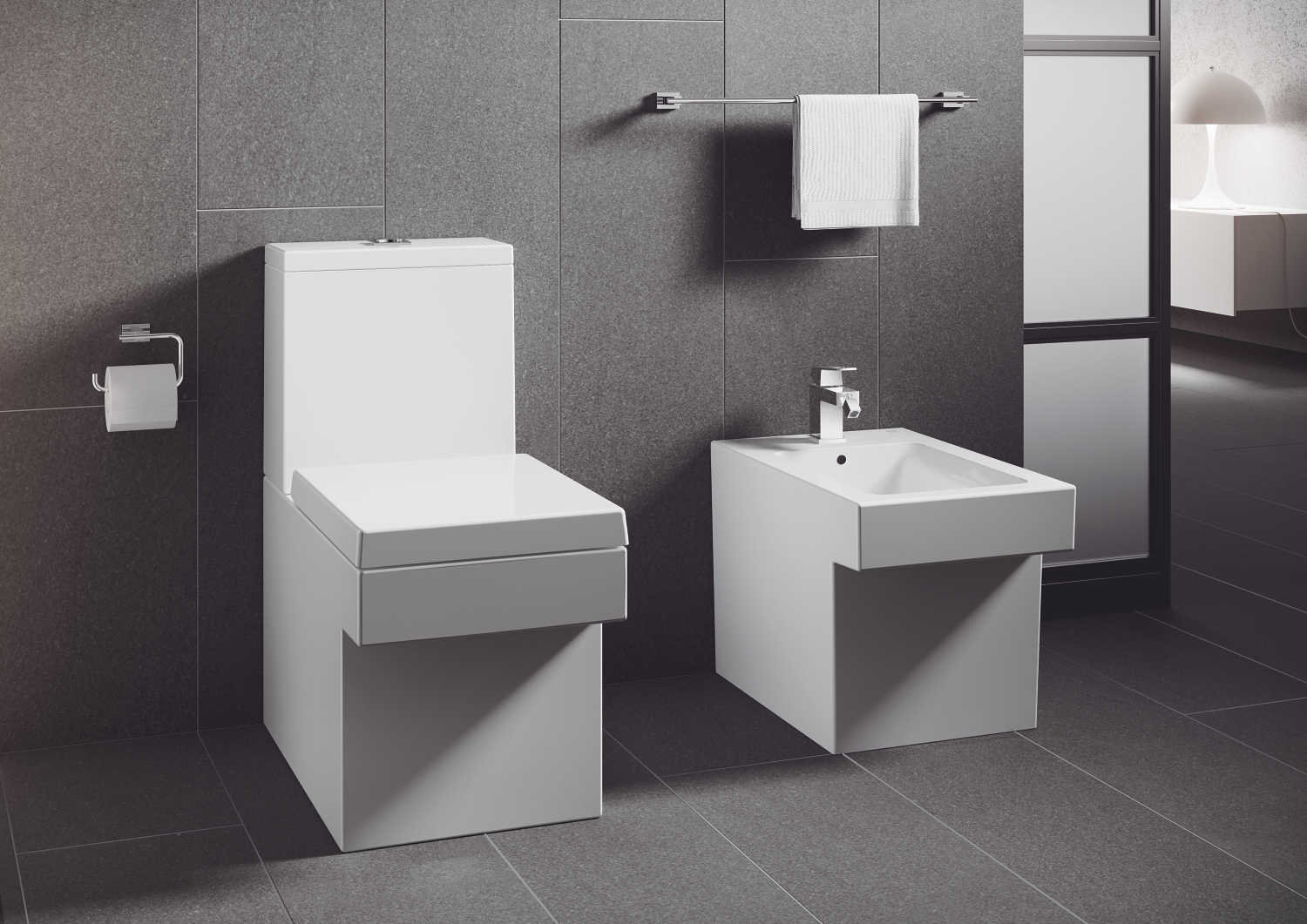 Grohe Essentials Cube uchwyt na papier toaletowy chrom 40507001 - Wysyłka w 24h