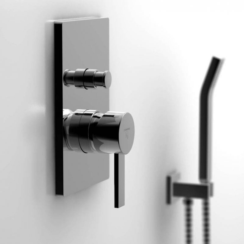 Steinberg 120 bateria wannowo-prysznicowa podtynkowa chrom 12021033