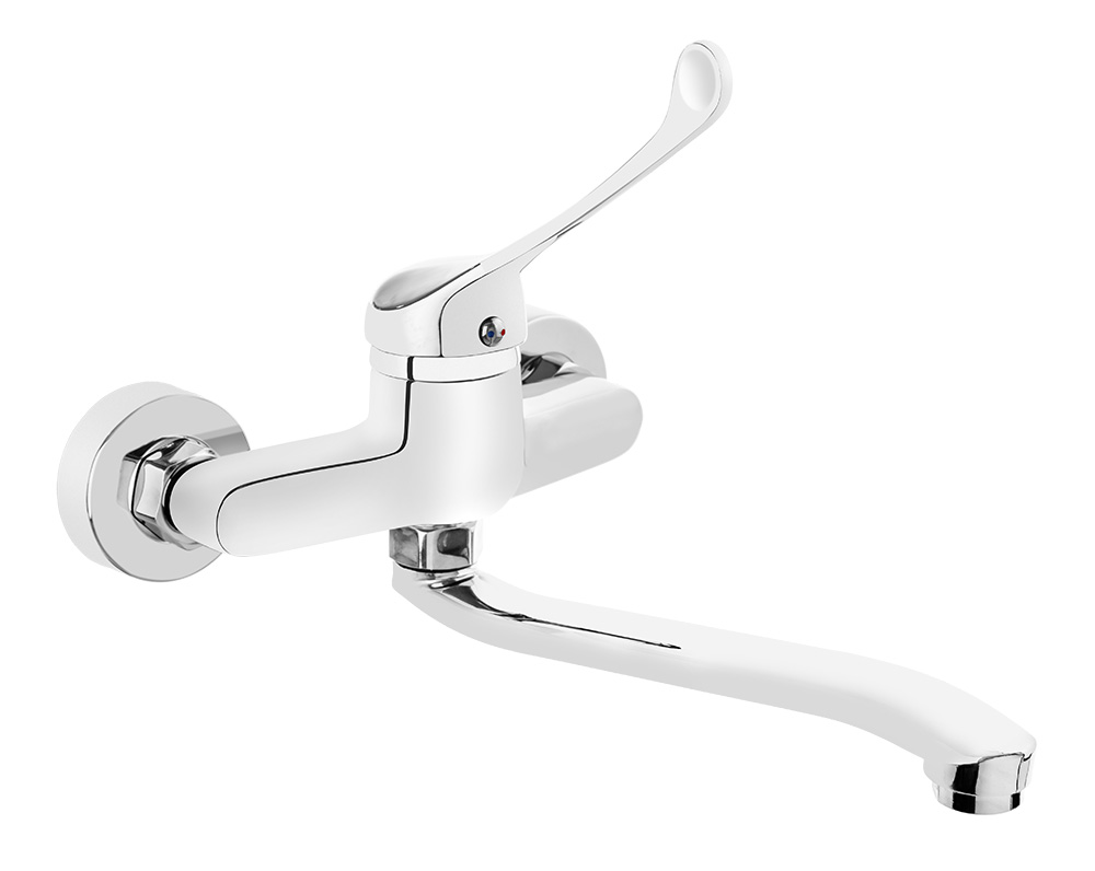 Kuchinox Madera bateria kuchenna ścienna chrom BQM08MD