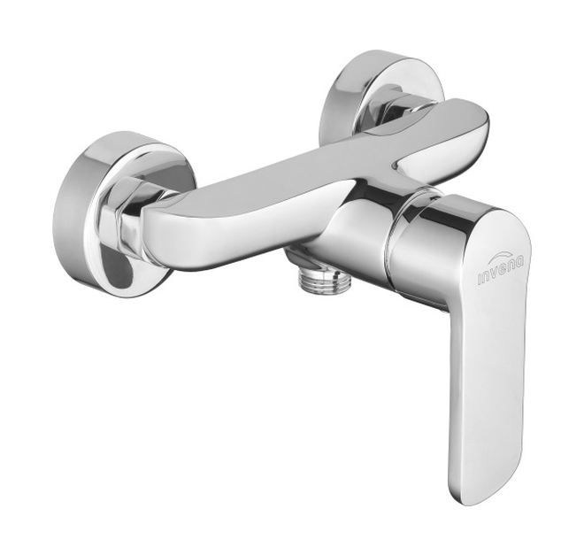 Invena SIros bateria prysznicowa ścienna chrom BN-90-001