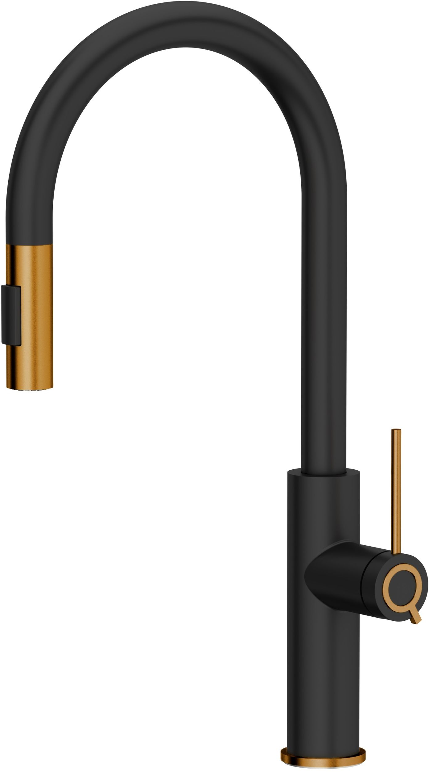 Quadron Jennifer Q Line Slim bateria kuchenna stojąca pure carbon mat/miedź 3623510_BLMPVDC1