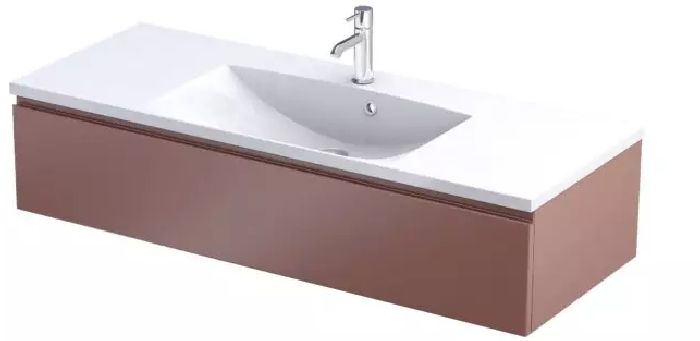 Oristo Brylant szafka 120 cm podumywalkowa wisząca czerwony mat OR36-SD1S-120-19