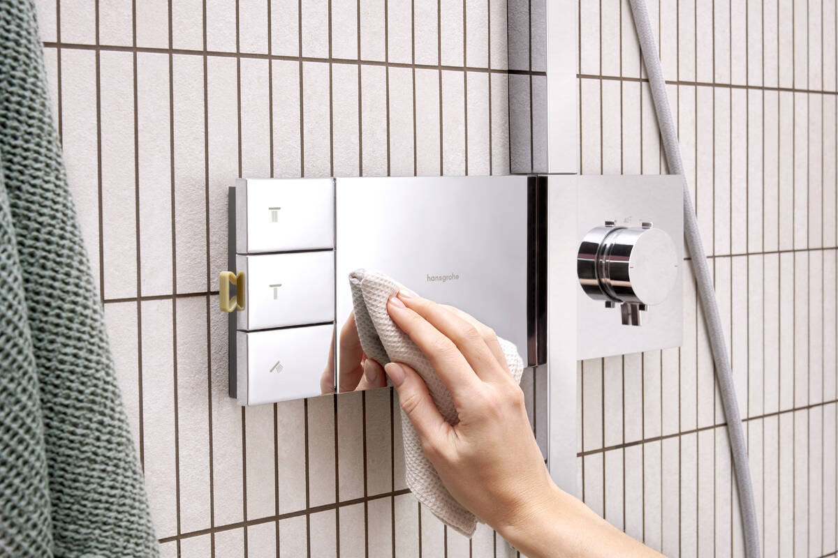 Hansgrohe Raindance Alive S EcoSmart zestaw prysznicowy ścienny termostatyczny z deszczownicą chrom 24596000