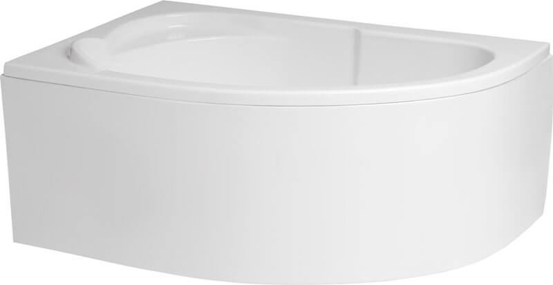 Polimat Standard obudowa do wanny 130 cm narożna prawa/lewa biała 00344 - Wysyłka w 24h