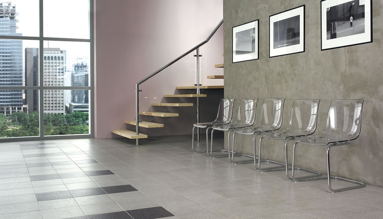 Opoczno Milton graphite płytka ścienno-podłogowa 29,7x29,7 cm grafitowy mat