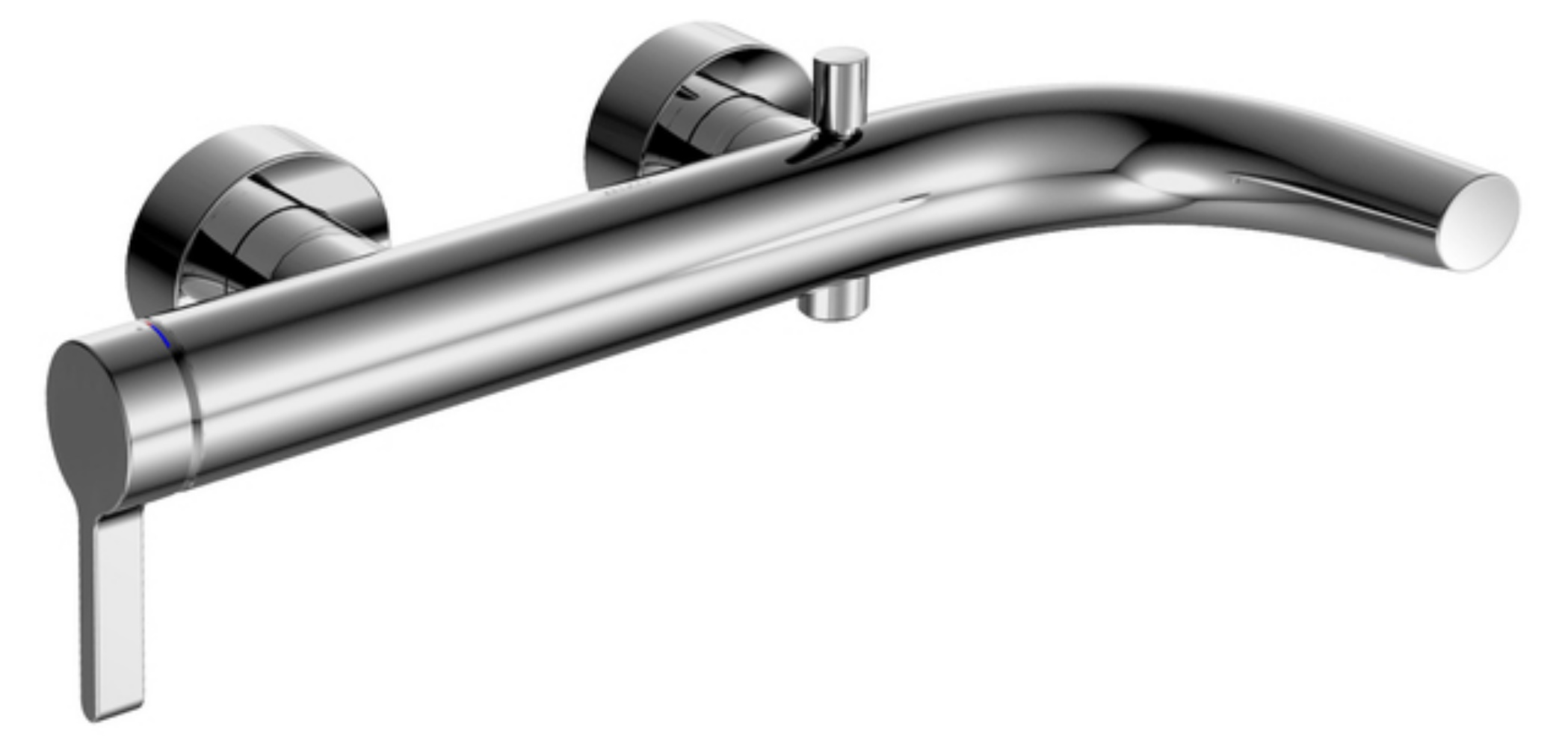 Keuco Edition 400 bateria wannowo-prysznicowa ścienna chrom 51520010100