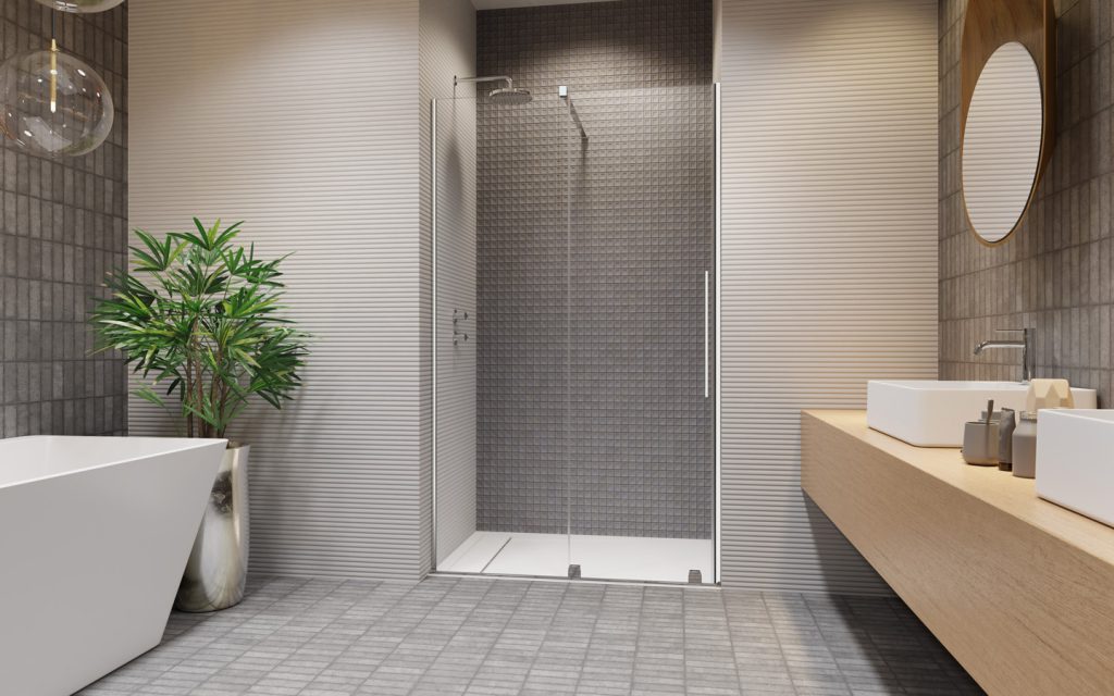 Radaway Furo DWJ drzwi prysznicowe 72,2 cm wnękowe lewe chrom/szkło przezroczyste 10107772-01-01L